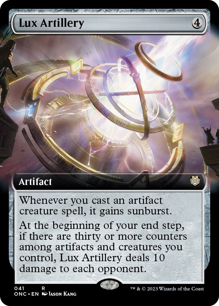 Image for Lux Artillery (Extended Art) (Commander: Phyrexia: All Will Be One) (41) - Magic: The Gathering