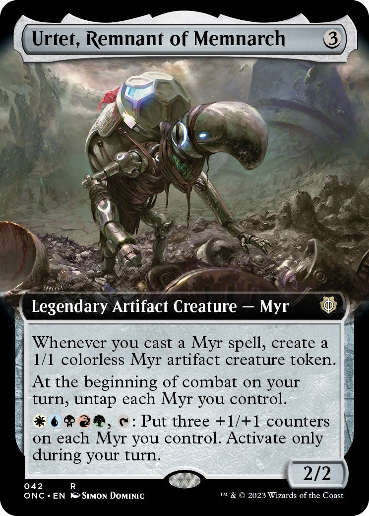 Image for Urtet, Remnant of Memnarch (Extended Art) (Commander: Phyrexia: All Will Be One) (42) - Magic: The Gathering