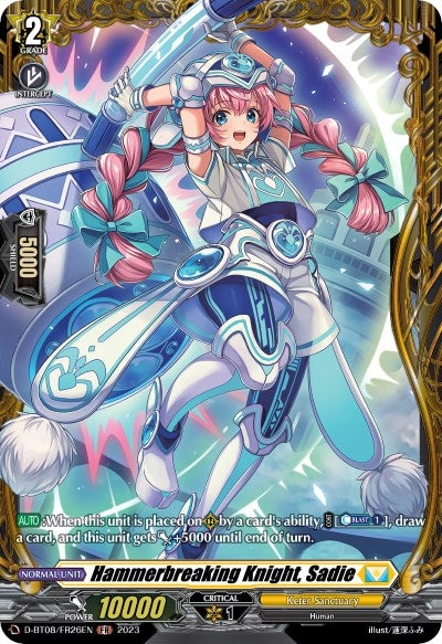 Image for Hammerbreaking Knight, Sadie (FR) (D-BT08: Minerva Rising) (D-BT08/FR26EN) - Cardfight Vanguard