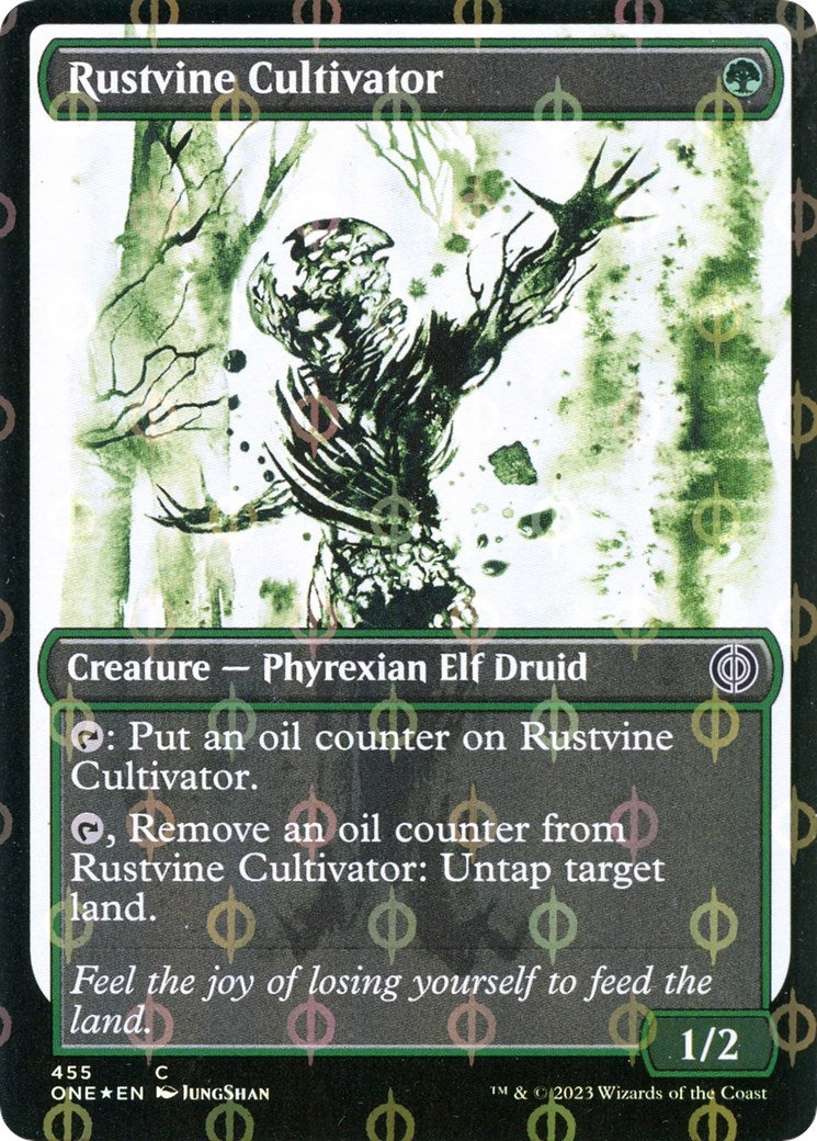 Image for Rustvine Cultivator (Showcase) (Step-and-Compleat Foil) (Phyrexia: All Will Be One) (455) - Magic: The Gathering