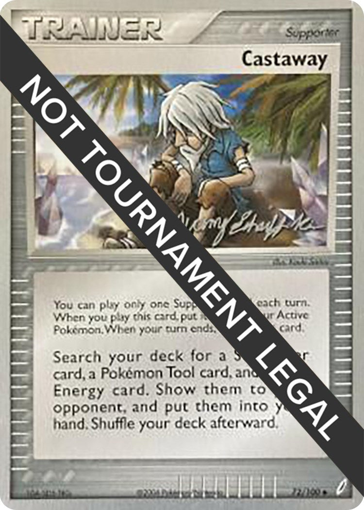 Image for Castaway - 2007 (Jeremy Scharff-Kim) (World Championship Decks) (72/100) - Pokemon