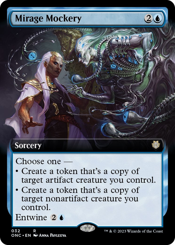 Image for Mirage Mockery (Extended Art) (Commander: Phyrexia: All Will Be One) (32) - Magic: The Gathering