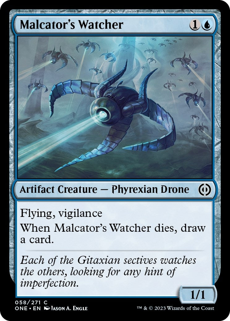Image for Malcator's Watcher (Phyrexia: All Will Be One) (58) - Magic: The Gathering