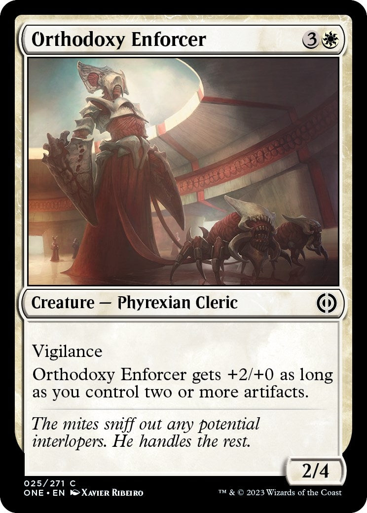 Image for Orthodoxy Enforcer (Phyrexia: All Will Be One) (25) - Magic: The Gathering