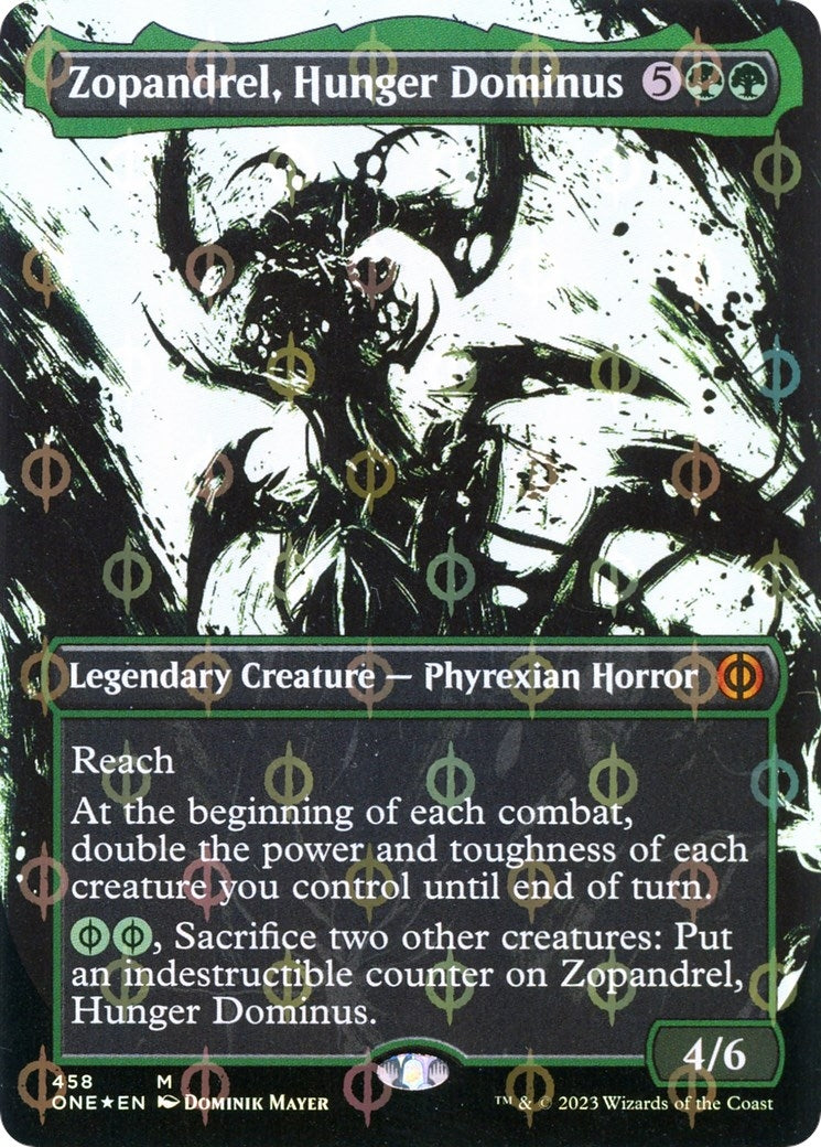 Image for Zopandrel, Hunger Dominus (Showcase) (Step-and-Compleat Foil) (Phyrexia: All Will Be One) (458) - Magic: The Gathering