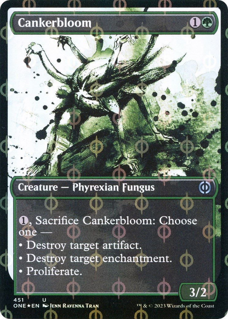 Image for Cankerbloom (Showcase) (Step-and-Compleat Foil) (Phyrexia: All Will Be One) (451) - Magic: The Gathering