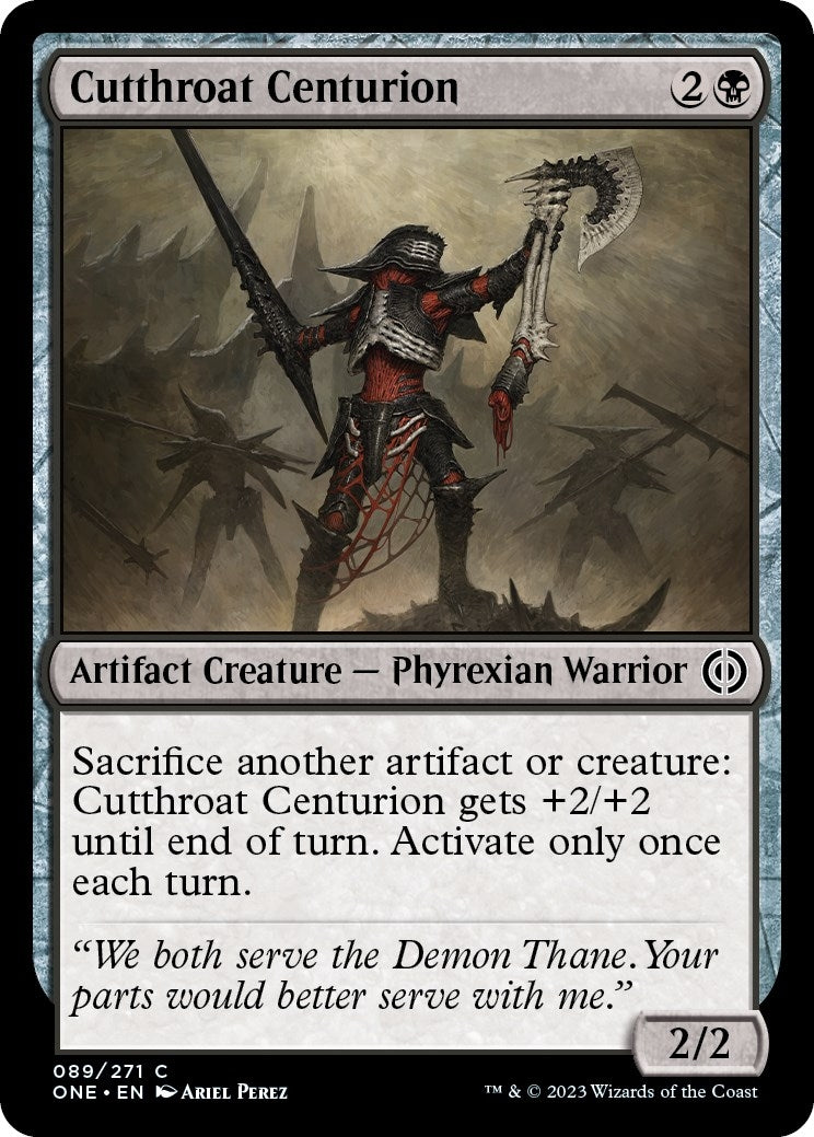 Image for Cutthroat Centurion (Phyrexia: All Will Be One) (89) - Magic: The Gathering
