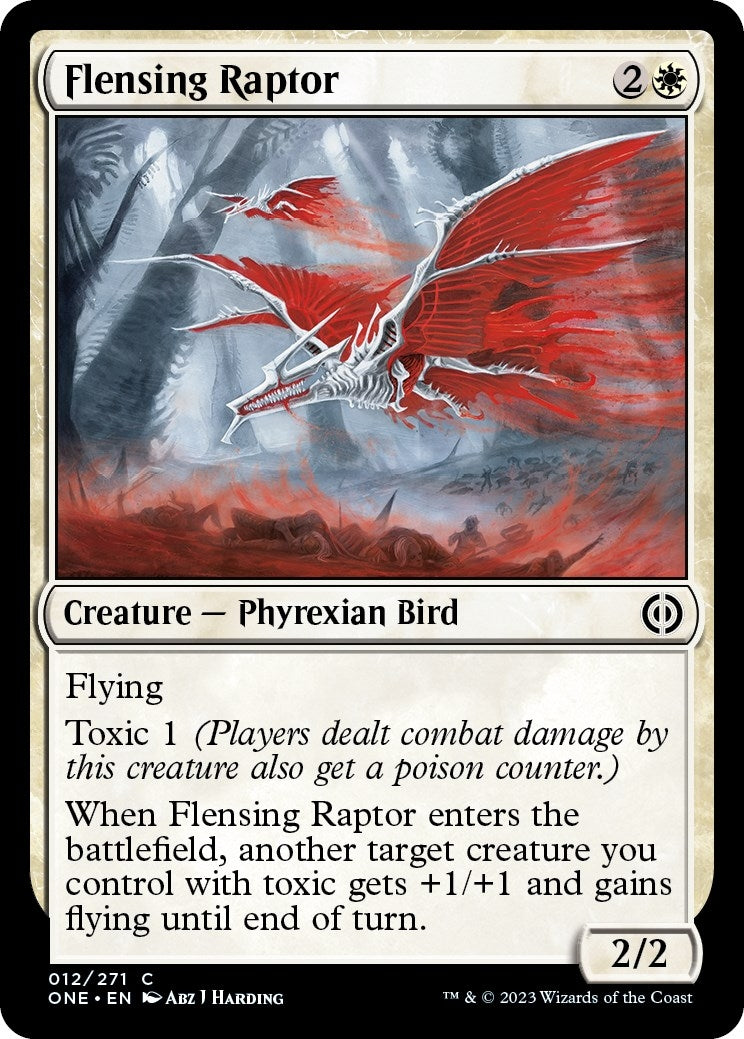 Image for Flensing Raptor (Phyrexia: All Will Be One) (12) - Magic: The Gathering