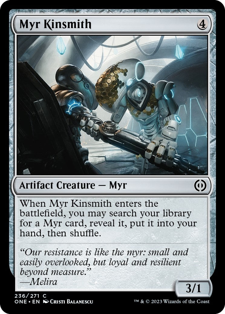 Image for Myr Kinsmith (Phyrexia: All Will Be One) (236) - Magic: The Gathering