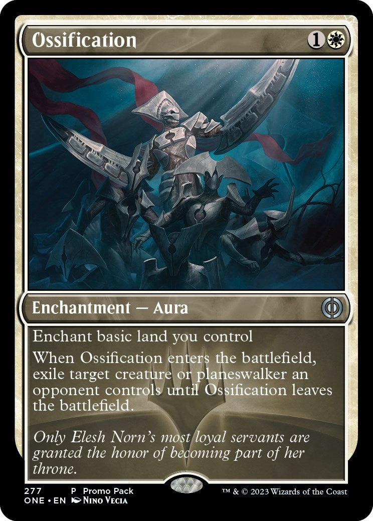 Image for Ossification (Promo Pack: Phyrexia: All Will Be One) (277) - Magic: The Gathering