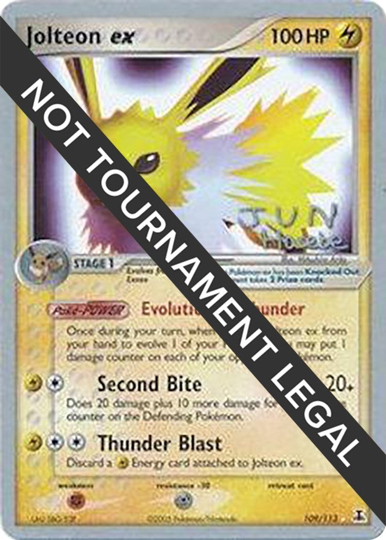 Image for Jolteon ex - 2007 (Jun Hasebe) (World Championship Decks) (109/113) - Pokemon