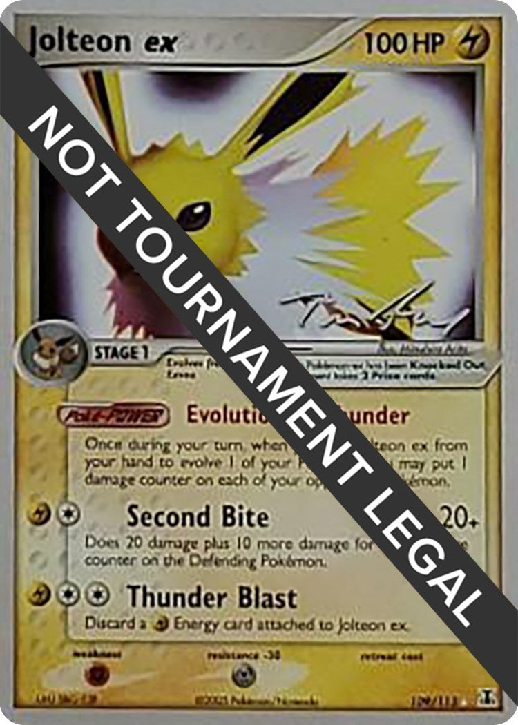 Image for Jolteon ex - 2007 (Tom Roos) (World Championship Decks) (109/113) - Pokemon