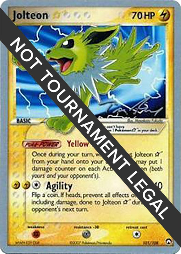Image for Jolteon Star - 2007 (Tom Roos) (World Championship Decks) (101/108) - Pokemon