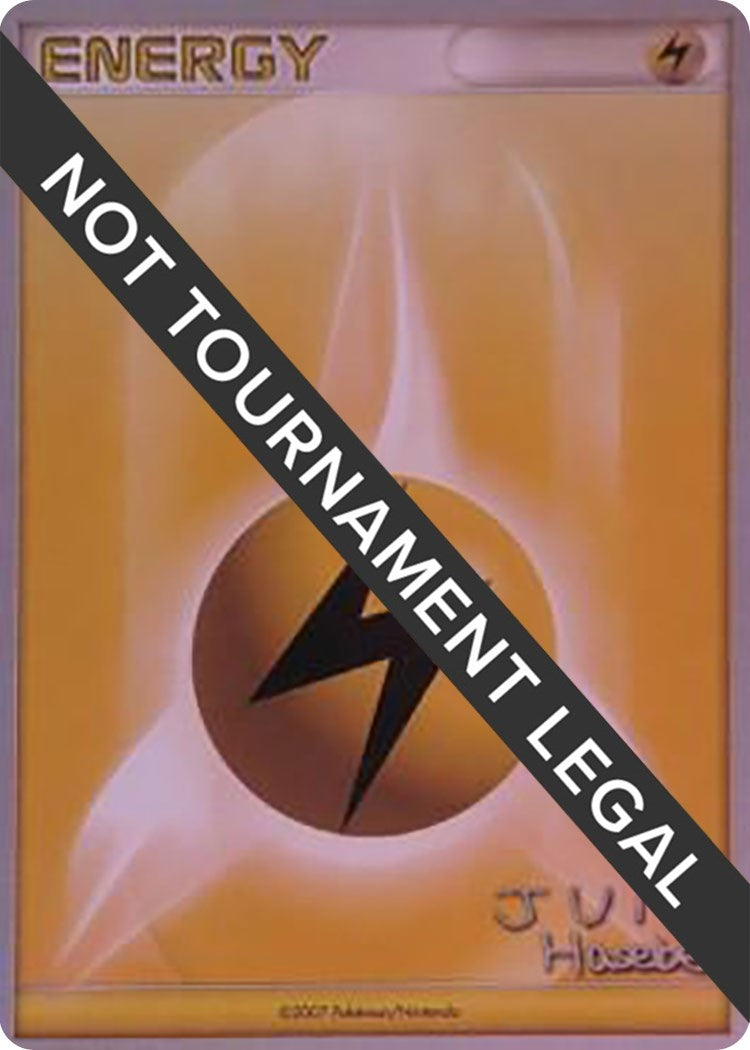 Image for Lightning Energy - 2007 (Jun Hasebe) (World Championship Decks) - Pokemon