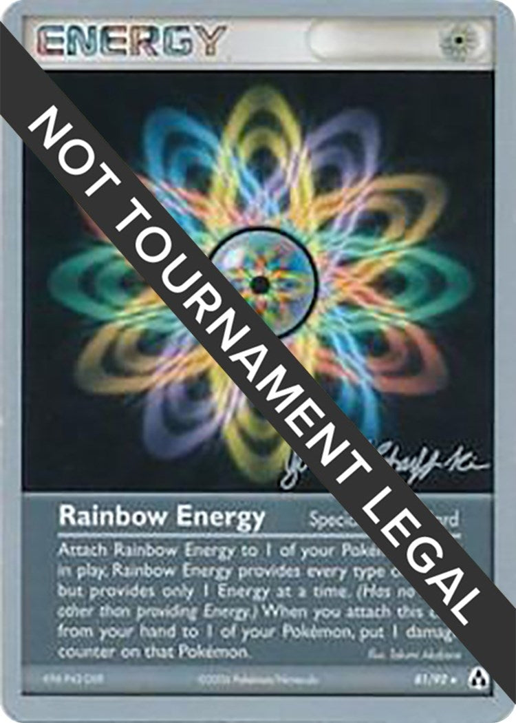 Image for Rainbow Energy - 2007 (Jeremy Scharff-Kim) (World Championship Decks) (81/92) - Pokemon