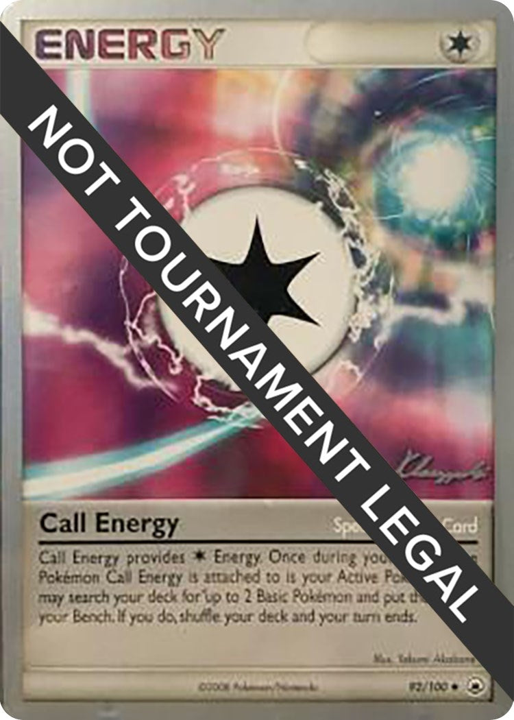 Image for Call Energy - 2008 (Jason Klaczynski) (World Championship Decks) (92/100) - Pokemon