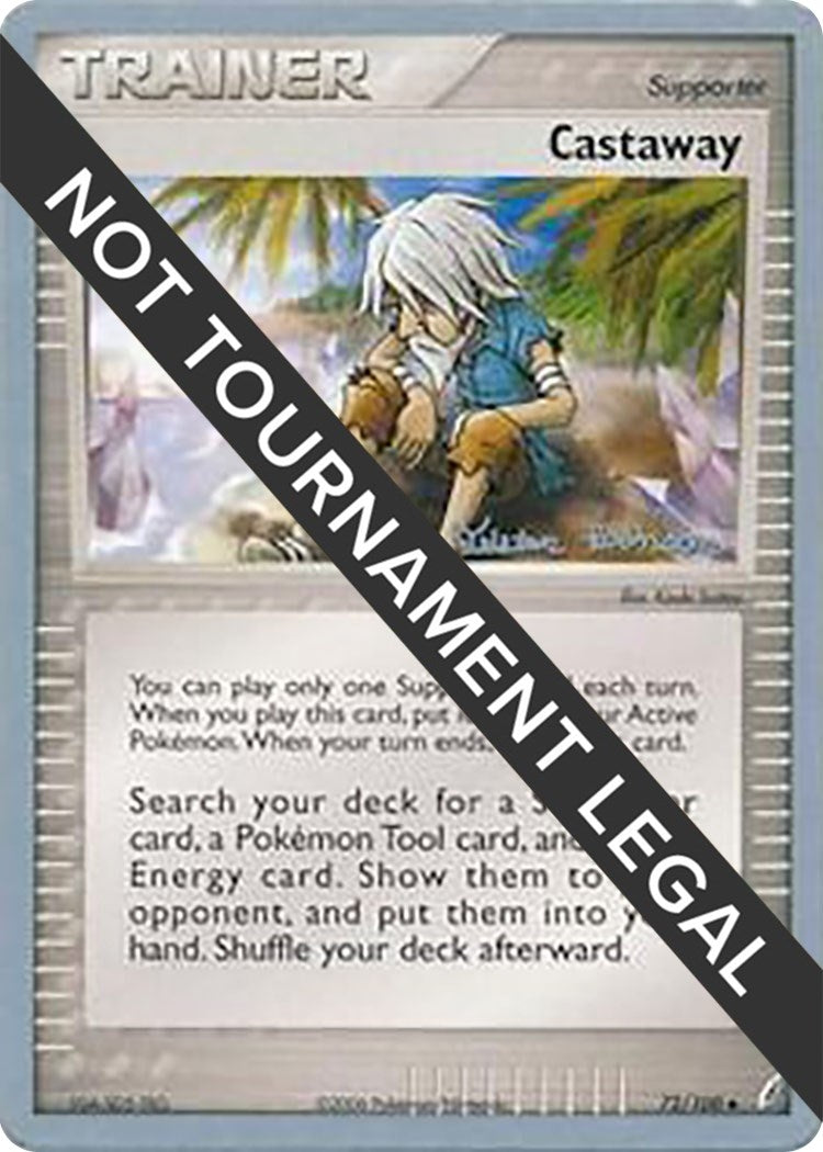 Image for Castaway - 2008 (Tristan Robinson) (World Championship Decks) (72/100) - Pokemon