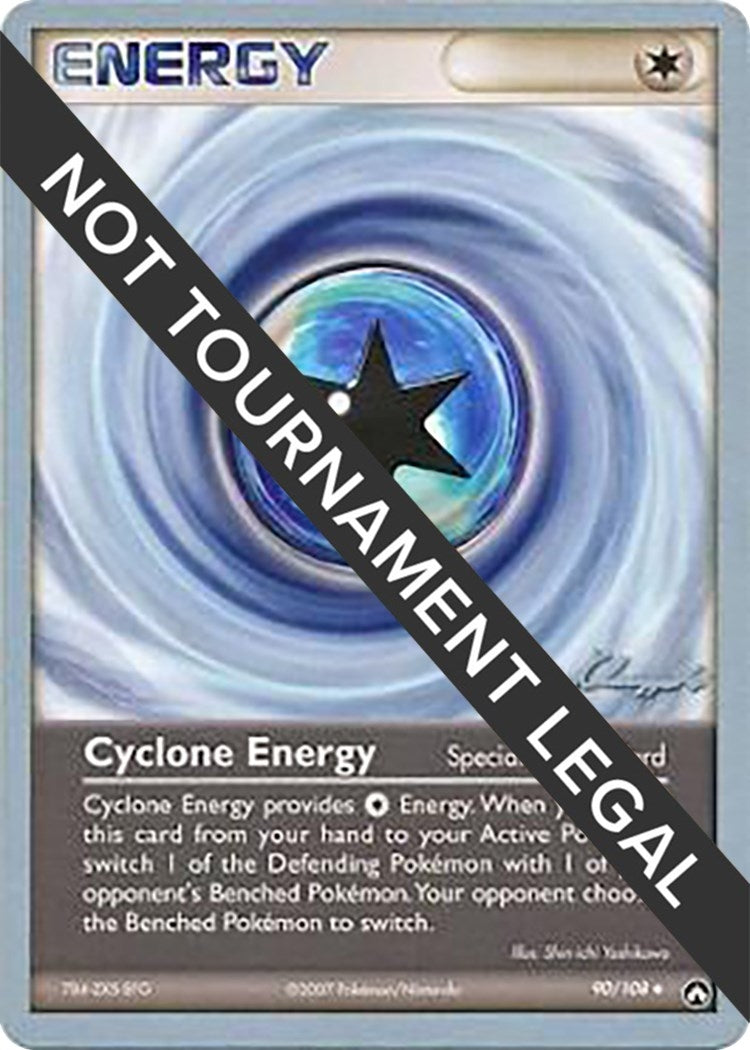 Image for Cyclone Energy - 2008 (Jason Klaczynski) (World Championship Decks) (90/108) - Pokemon