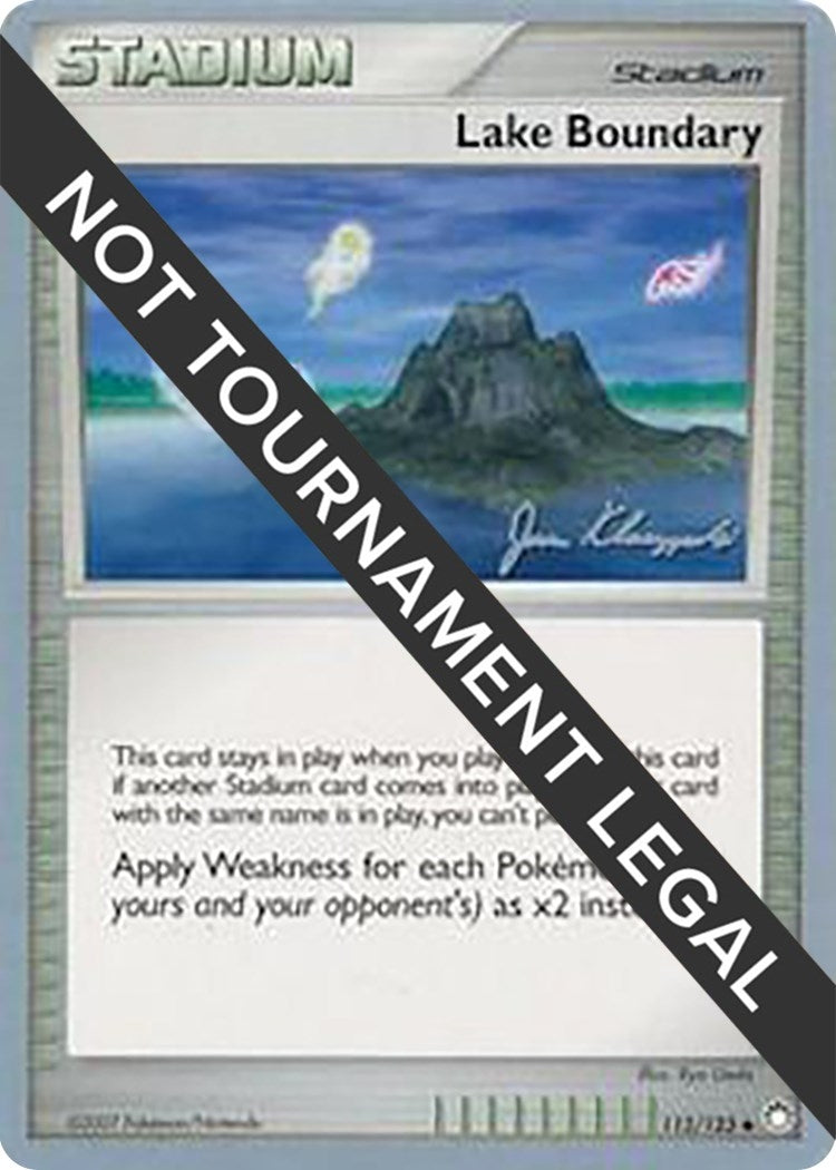 Image for Lake Boundary - 2008 (Jason Klaczynski) (World Championship Decks) (112/123) - Pokemon