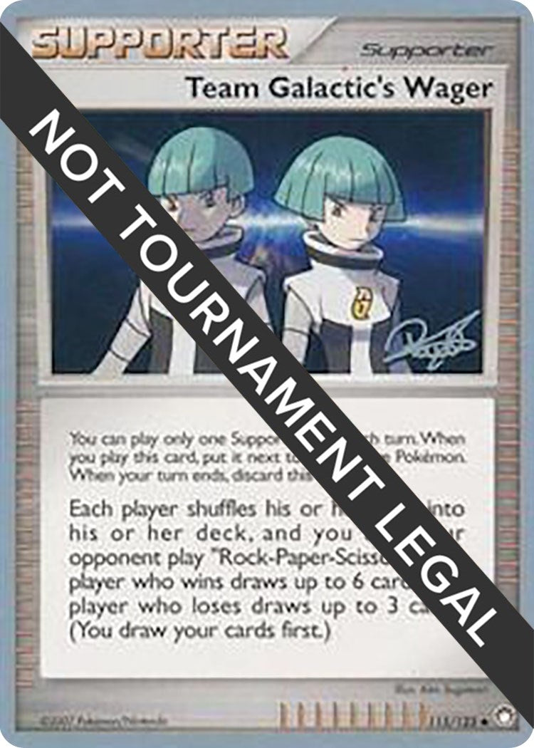 Image for Team Galactic's Wager - 2008 (Paul Atanassov) (World Championship Decks) (115/123) - Pokemon