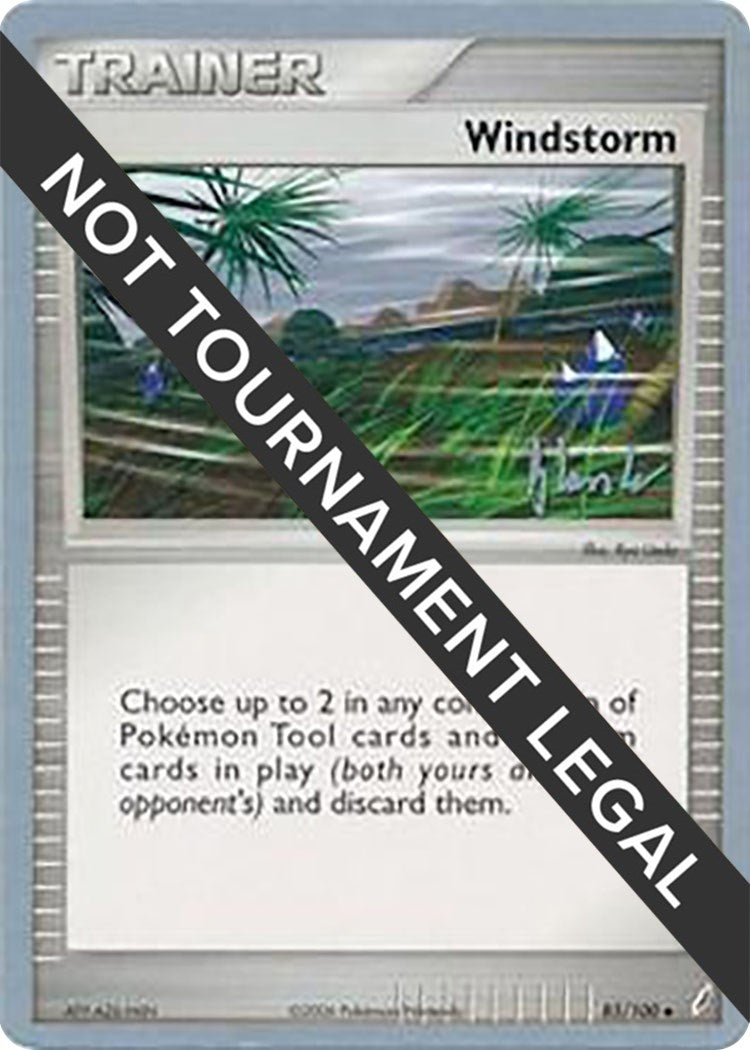 Image for Windstorm - 2008 (Dylan Lefavour) (World Championship Decks) (85/100) - Pokemon