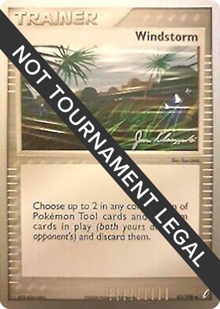 Image for Windstorm - 2008 (Jason Klaczynski) (World Championship Decks) (85/100) - Pokemon