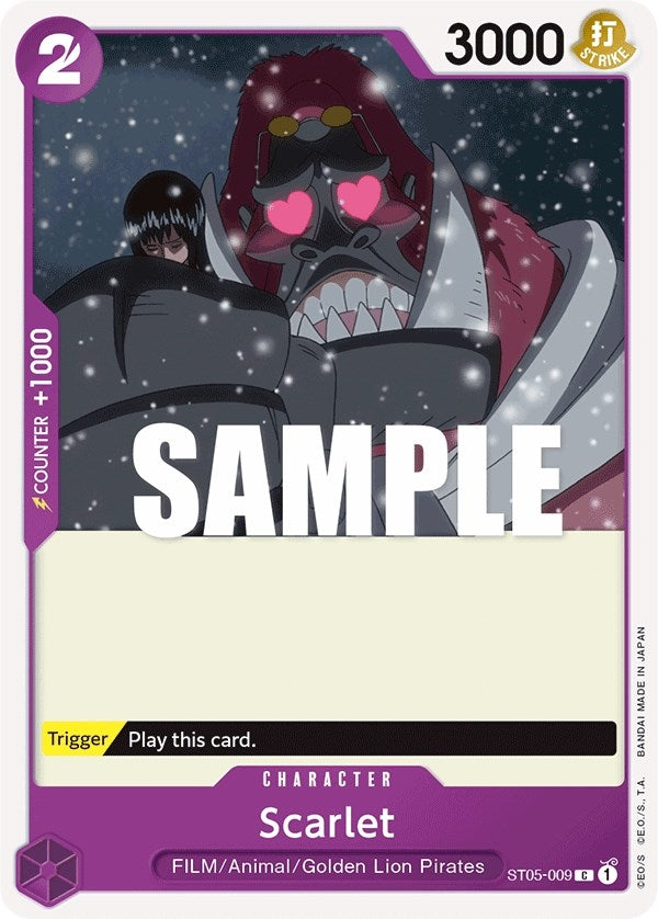 Image for Scarlet (Starter Deck 5: Film Edition) (ST05-009) - One Piece Card Game
