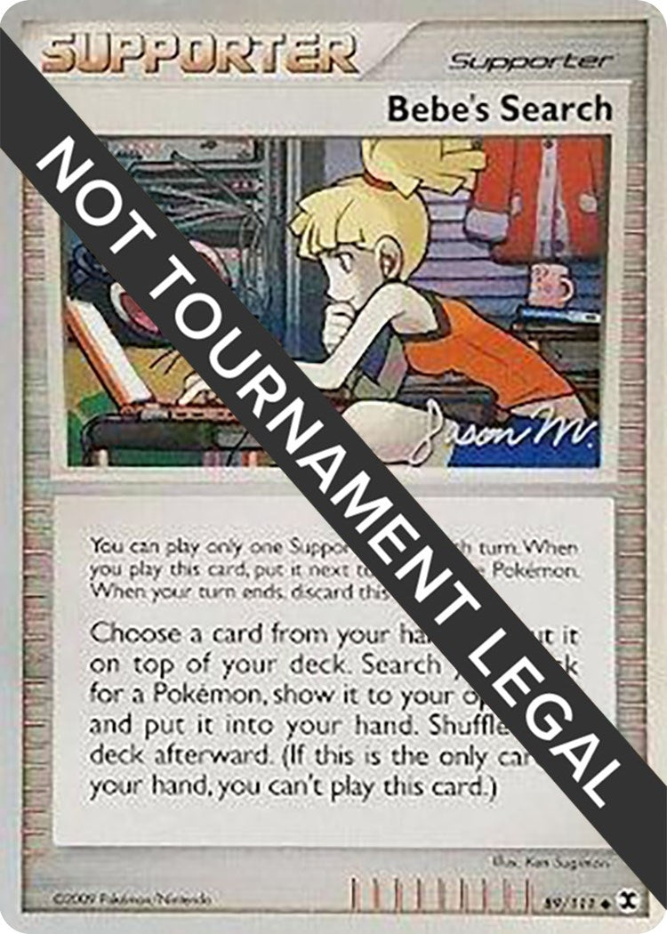 Image for Bebe's Search - 2009 (Jason Martinez) (World Championship Decks) (89/111) - Pokemon