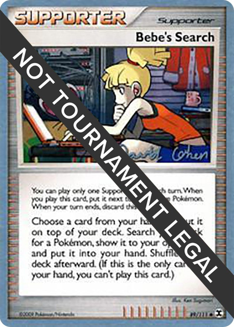 Image for Bebe's Search - 2009 (David Cohen) (World Championship Decks) (89/111) - Pokemon