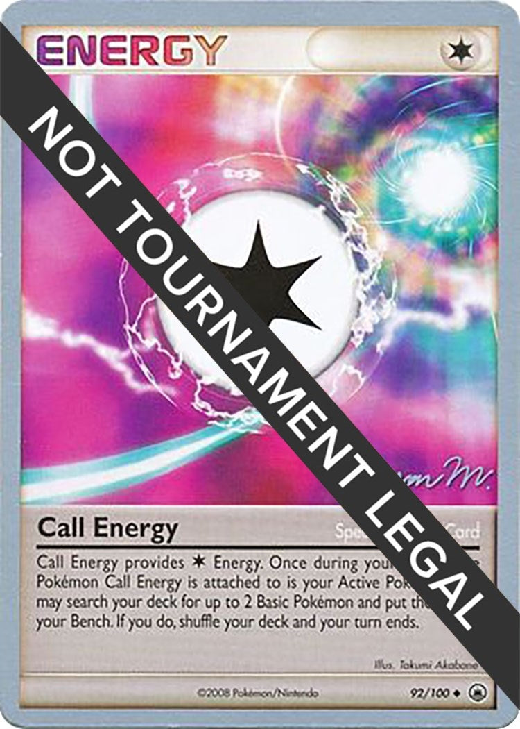 Image for Call Energy - 2009 (Jason Martinez) (World Championship Decks) (92/100) - Pokemon