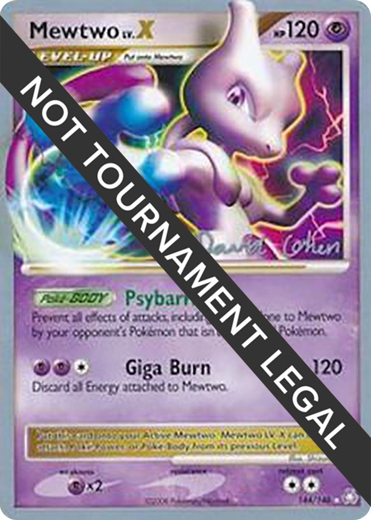 Image for Mewtwo LV.X - 2009 (David Cohen) (World Championship Decks) (144/146) - Pokemon