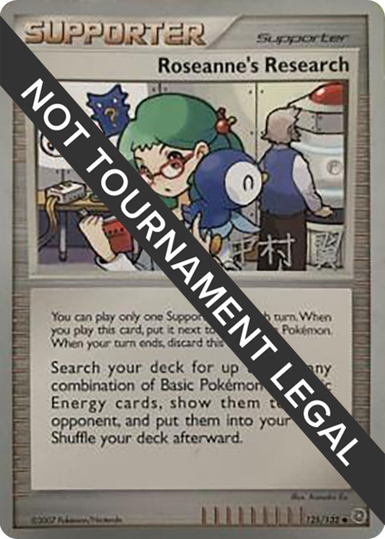 Image for Roseanne's Research - 2009 (Tsubasa Nakamura) (World Championship Decks) (125/132) - Pokemon