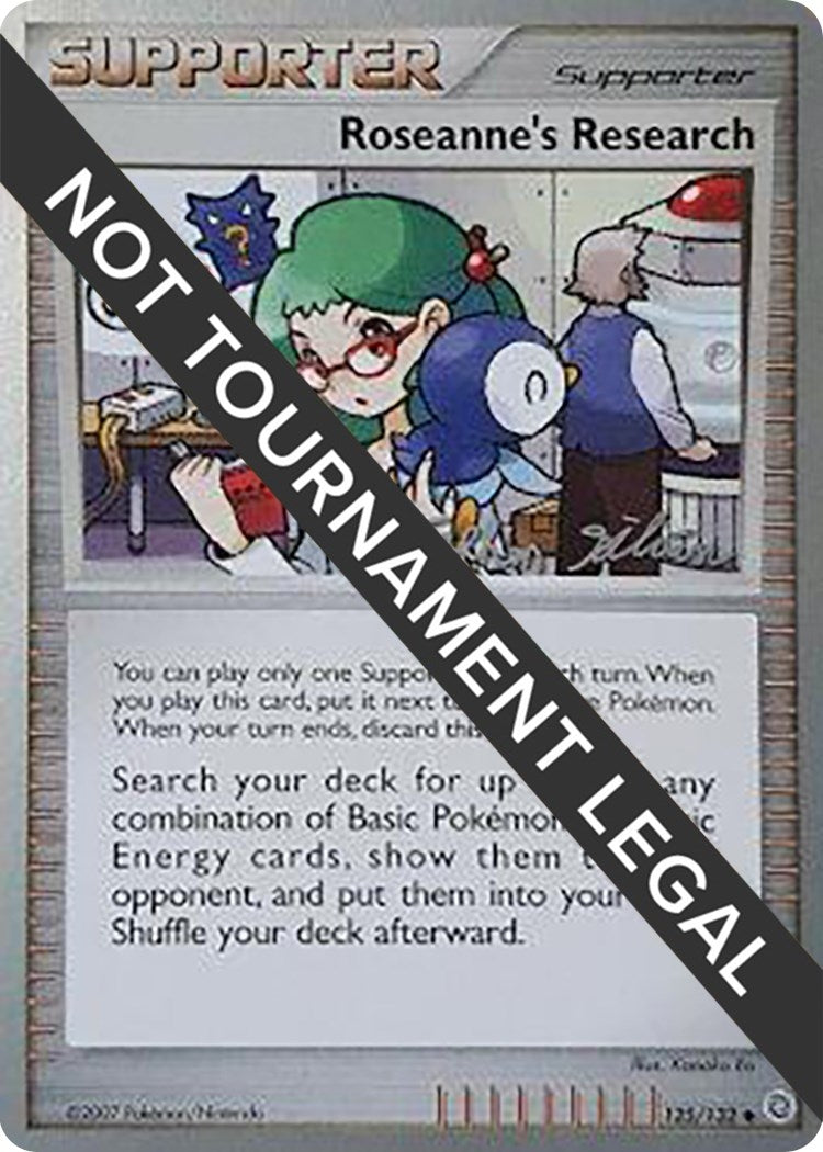 Image for Roseanne's Research - 2009 (Stephen Silvestro) (World Championship Decks) (125/132) - Pokemon