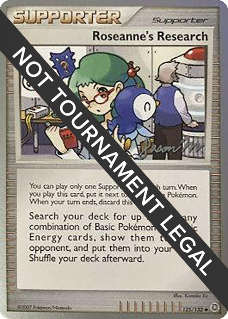 Image for Roseanne's Research - 2009 (Jason Martinez) (World Championship Decks) (125/132) - Pokemon