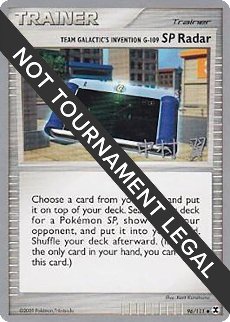 Image for Team Galactic's Invention G-109 SP Radar - 2009 (Tsubasa Nakamura) (World Championship Decks) (96/111) - Pokemon