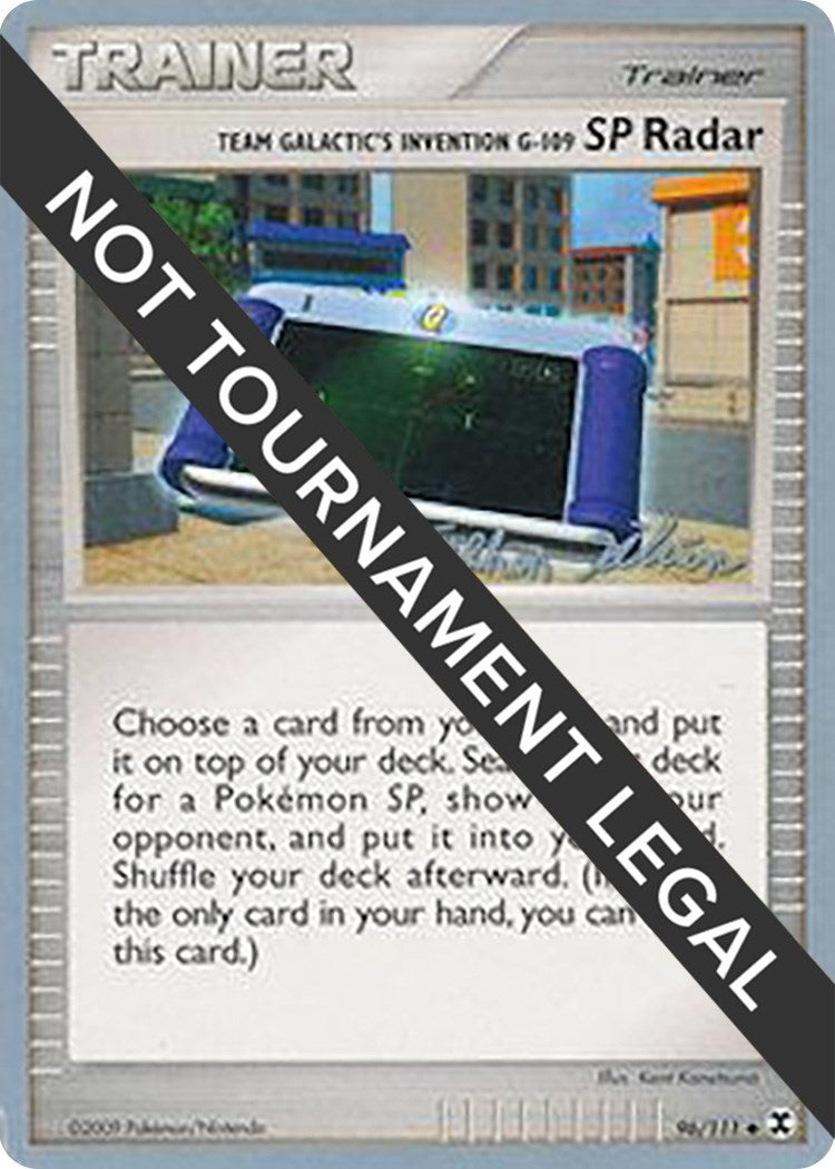 Image for Team Galactic's Invention G-109 SP Radar - 2009 (Stephen Silvestro) (World Championship Decks) (96/111) - Pokemon