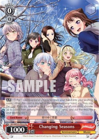 Image for Changing Seasons (Poppin’Party x Roselia) (BD/WE35-PE22 PR) - Weiss Schwarz