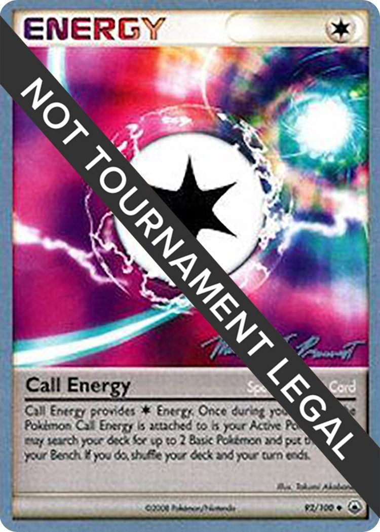 Image for Call Energy - 2010 (Michael Pramawat) (World Championship Decks) (92/100) - Pokemon