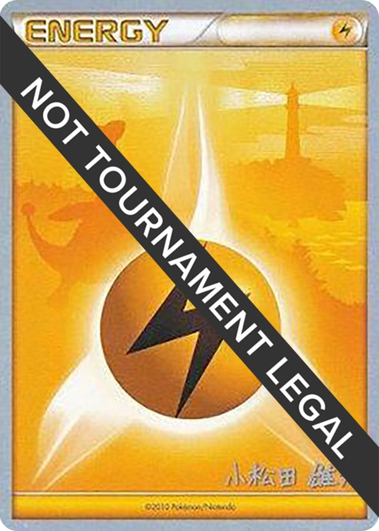 Image for Lightning Energy - 2010 (Yuta Komatsuda) (World Championship Decks) - Pokemon