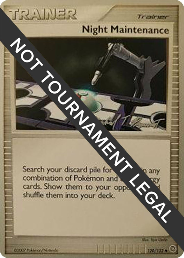 Image for Night Maintenance - 2010 (Michael Pramawat) (World Championship Decks) (120/132) - Pokemon