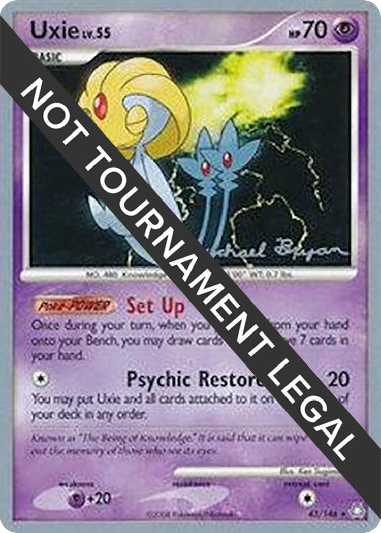 Image for Uxie - 2010 (Mychael Bryan) (World Championship Decks) (43/146) - Pokemon