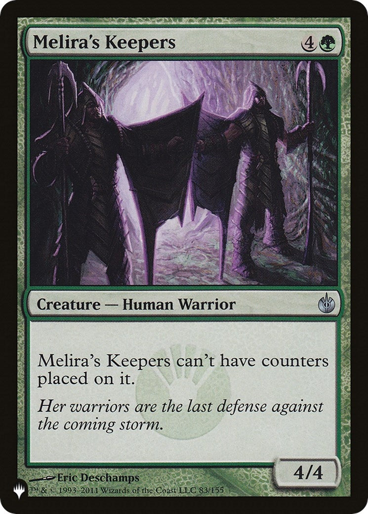 Image for Melira's Keepers (The List Reprints) (83/155) - Magic: The Gathering