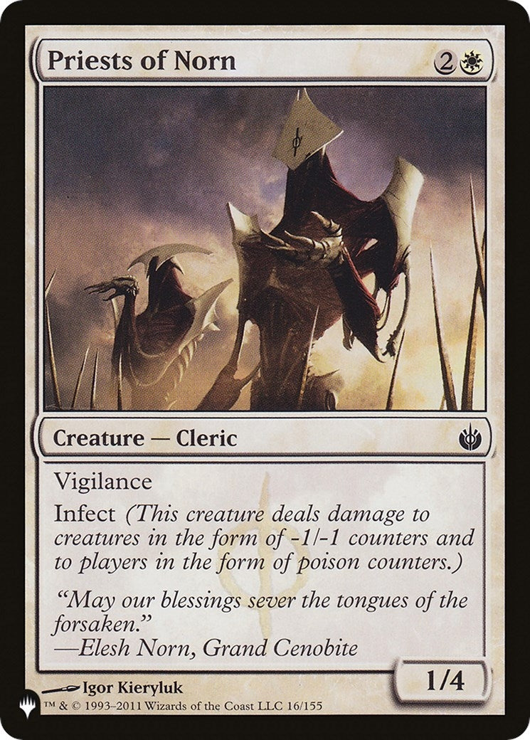 Image for Priests of Norn (The List Reprints) (16/155) - Magic: The Gathering