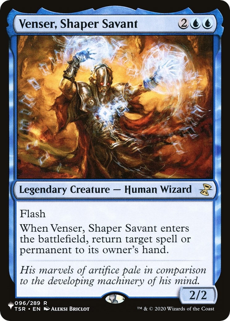 Image for Venser, Shaper Savant (The List Reprints) (096/289) - Magic: The Gathering