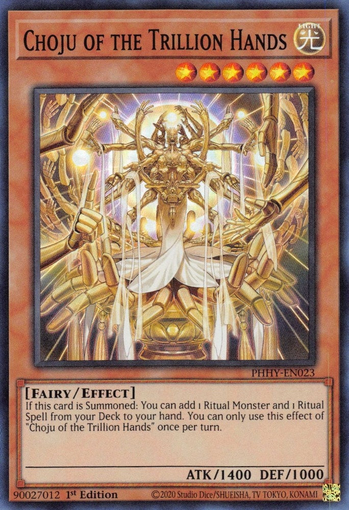 Image for Choju of the Trillion Hands (Photon Hypernova) (PHHY-EN023) - YuGiOh