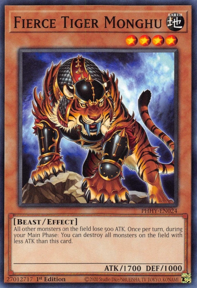 Image for Fierce Tiger Monghu (Photon Hypernova) (PHHY-EN024) - YuGiOh