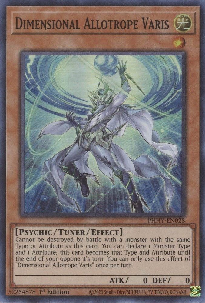Image for Dimensional Allotrope Varis (Photon Hypernova) (PHHY-EN028) - YuGiOh