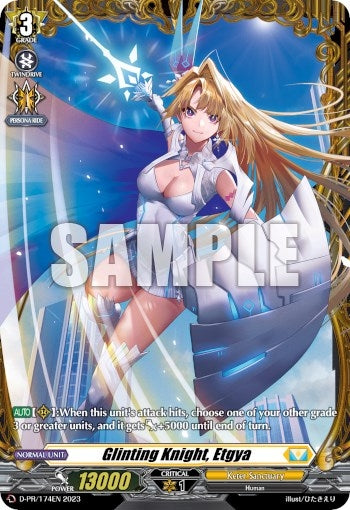 Image for Glinting Knight, Etgya (Frame Rare) (D Promo Cards) (D-PR/174EN) - Cardfight Vanguard