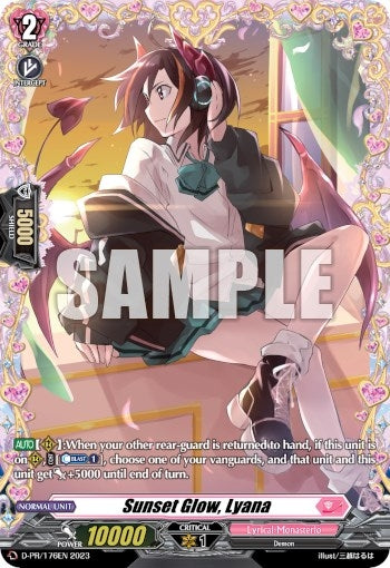 Image for Sunset Glow, Lyana (Frame Rare) (D Promo Cards) (D-PR/176EN) - Cardfight Vanguard