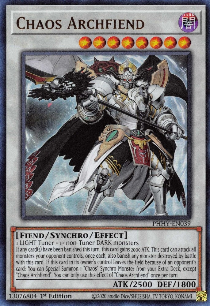 Image for Chaos Archfiend (Photon Hypernova) (PHHY-EN039) - YuGiOh